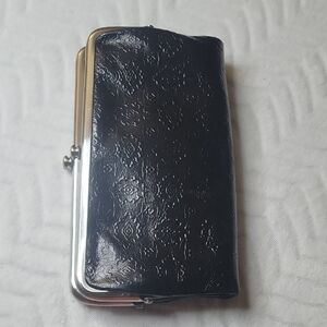 #48. NWT HOBO Black Embossed Wallet